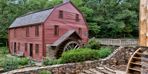 Gilbert Stuart Birthplace and grist mill in RI