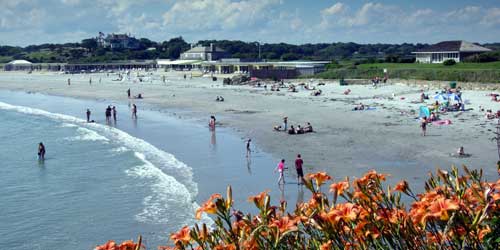 Bailey's Beach in Newport, RI