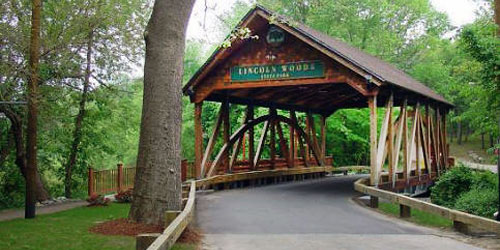 Covered Bridge - Lincoln Woods State Park - Lincoln, Ri - Photo Credit RI Division of Parks