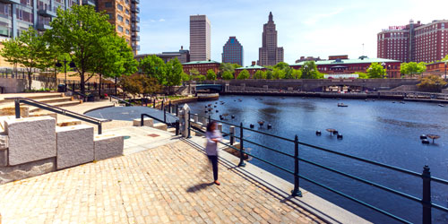 WaterPlace Park Central Basin - Providence, RI - Photo Credit Courtesy of N. Millard & GoProvidence