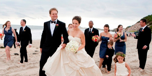 Beach Wedding Party - Ocean House Resort - Watch Hill, RI