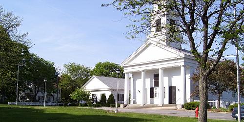 Slatersville Village Center & Congregational Church - North Smithfield, RI - Photo Credit Wikipedia