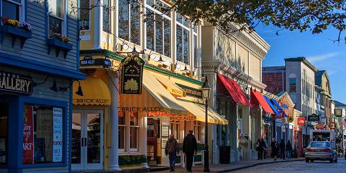 Historic Downtown Newport, RI - Photo Credit Visit Rhode Island