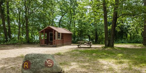 Camping Area - Burlingame State Park - Charlestown, RI - Photo Credit Christian Linwood