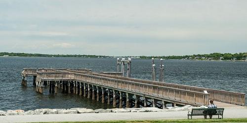 Pier - Colt State Park - Bristol, RI - Photo Credit RI Parks