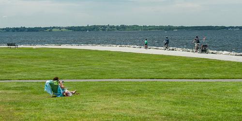 Relaxing by the Water - Colt State Park - Bristol, RI - Photo Credit RI Division of Parks
