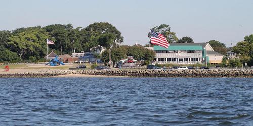 View from the Water - Oakland Beach - Warwick, RI - Photo Credit RI Tourism