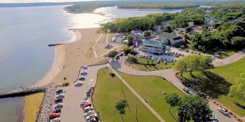 Aerial View of Oakland Beach - Warwick, RI