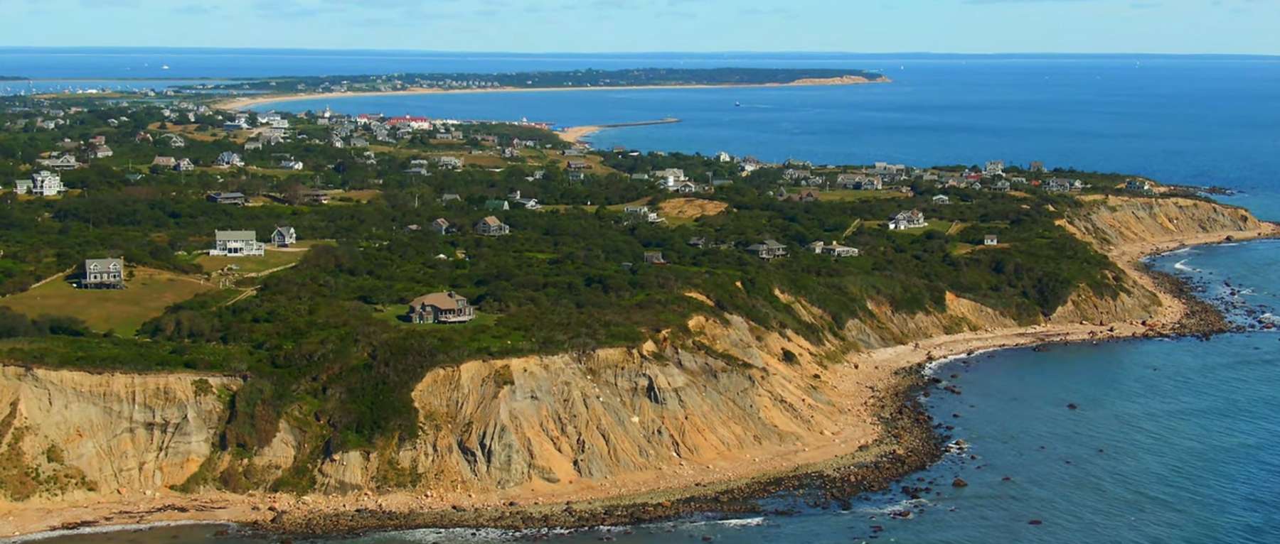 Aerial View at Block Island, Rhode Island