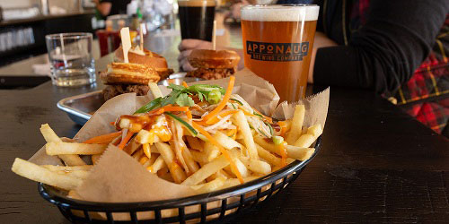 Beer, Burgers & Fries at Apponaug Brewing - Warwick, RI