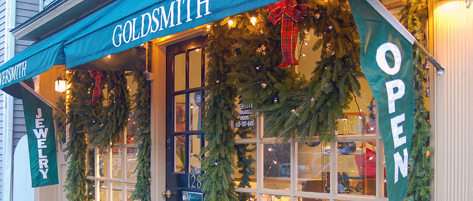 Winter Shopping in Newport, Rhode Island