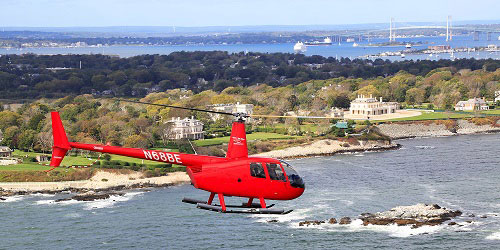 New Helicopter Aerial View - Bird’s Eye View Helicopters - Middletown, RI