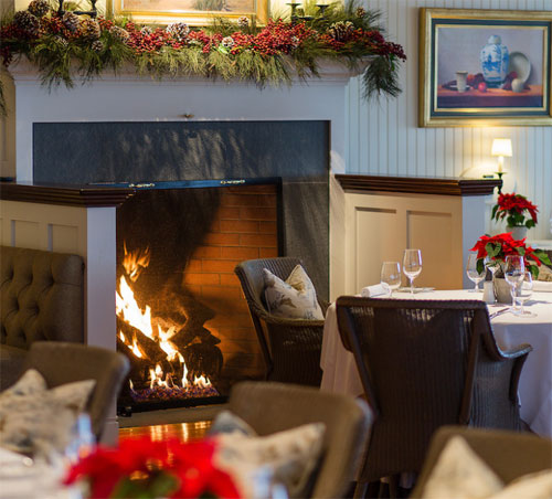 Fireplace at Ocean House Resort - Westerly, RI